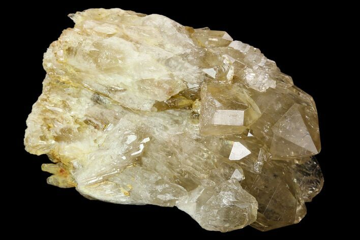 Citrine Quartz Crystal Cluster - Lwena, Congo #128417